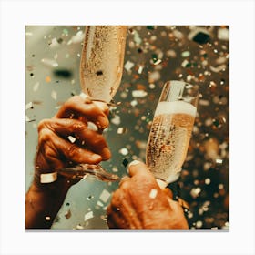 Champagne Toast Canvas Print