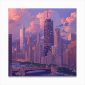 Chicago Skyline Canvas Print