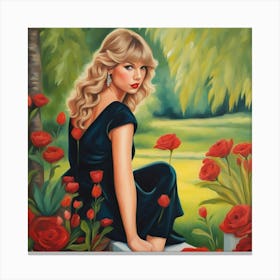 Taylor Swift 3 Canvas Print