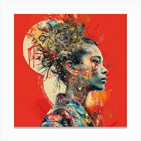 Asian Woman Canvas Print