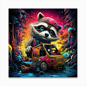 Raccoon 1 Canvas Print