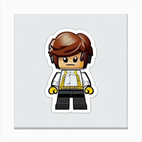 Lego Character Canvas Print