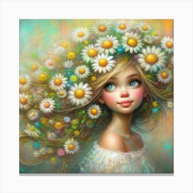 Daisy Girl 2 Canvas Print