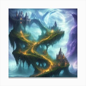 Fantasy Castle Canvas Print