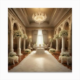 Wedding Ceremony Canvas Print