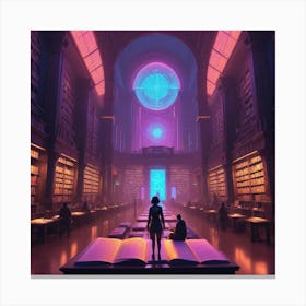 Library 4 Canvas Print