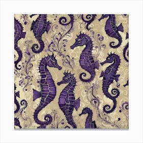 Seahorses 17 Canvas Print