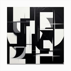 Bold Geometric Shapes art print 4 Canvas Print