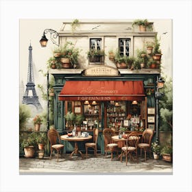 Old Paris By Csaba Fikker 13 Canvas Print