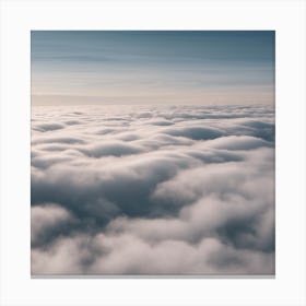 Aerial View Of Clouds Canvas Print