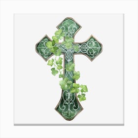 Ivy Cross Canvas Print