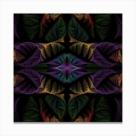 Fractal Abstract Background Pattern Art Canvas Print