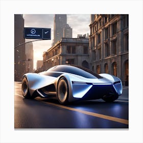 Futuristic Car 7 Canvas Print