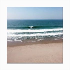 Aerial View Of A Beach 18 Canvas Print