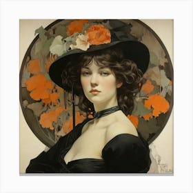 The Fatal Woman 1896 Georges De Feure Art Print 0 Canvas Print