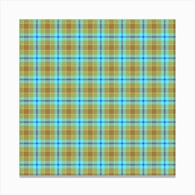 Plaid Fabric 45 Canvas Print