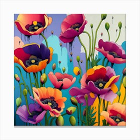 Poppies 6 Canvas Print