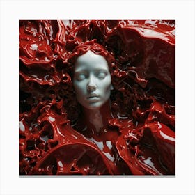 'Blood' 4 Canvas Print