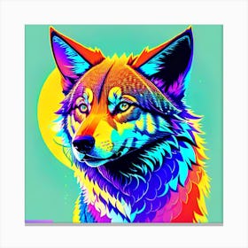 Artsy Fox Canvas Print