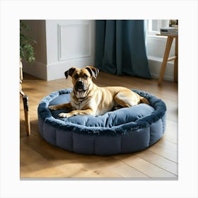 A Photo Of A Dog Bed 2 Canvas Print