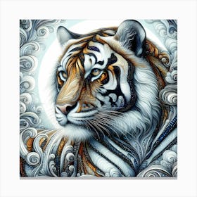 Creative Wild Animal Representation 109 Canvas Print