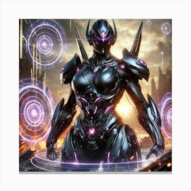 A Powerful Sci Fi Scene Showcasing Queen Sorath S Canvas Print