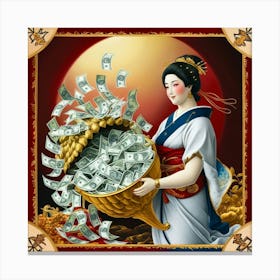 Chinese Fortune Teller Canvas Print