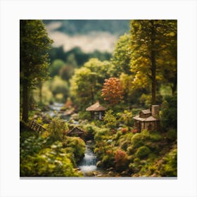 Miniature Village Canvas Print