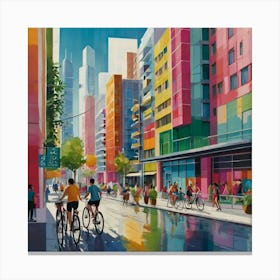 Cityscape 1 Canvas Print