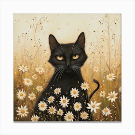 Cat Fairycore Painting 4 Canvas Print