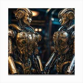 Humanoid Robots Canvas Print