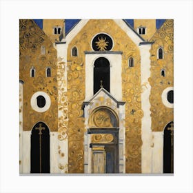 Kirche in Cassone by Gustav Klimt 5 Canvas Print