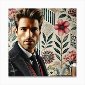 Portrait Of A Man 9 Canvas Print