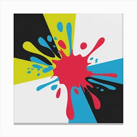 Color Splash Canvas Print