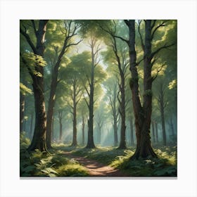 Forest Path 9 Canvas Print