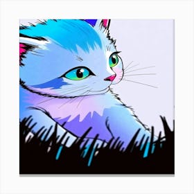 Feline Creative Cat Illustration 58 1 Canvas Print