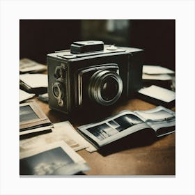 Old Camera Canvas Print