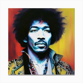 Jimi Hendrix 6 Canvas Print