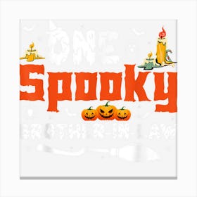 One Spooky Brother In Law Family Halloween Costume Canvas Print