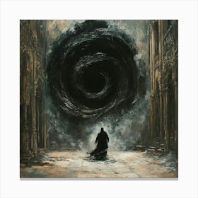 'Darkness' Art Canvas Print