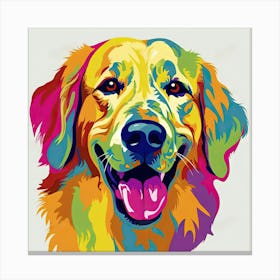 Golden Retriever Painting 4 Canvas Print