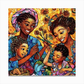 American Family Canvas Print