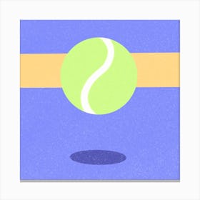 Tennis Ball Square Canvas Print