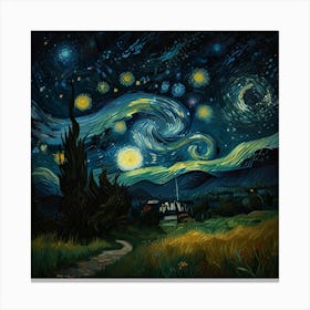 Starry Night 25 Canvas Print