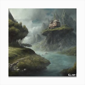 House On The Mountain Canvas Print