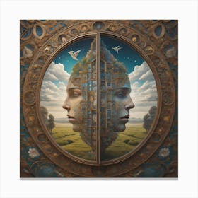 'The Mirror of Dreams' Canvas Print