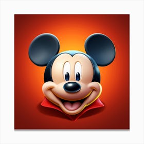 Mickey Mouse 3 Canvas Print