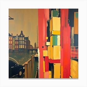 Amsterdam - Street Scene Canvas Print