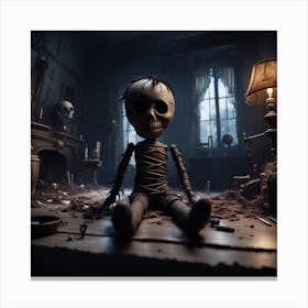 Voodoo Doll Canvas Print