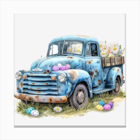 Easter Truck Lienzo